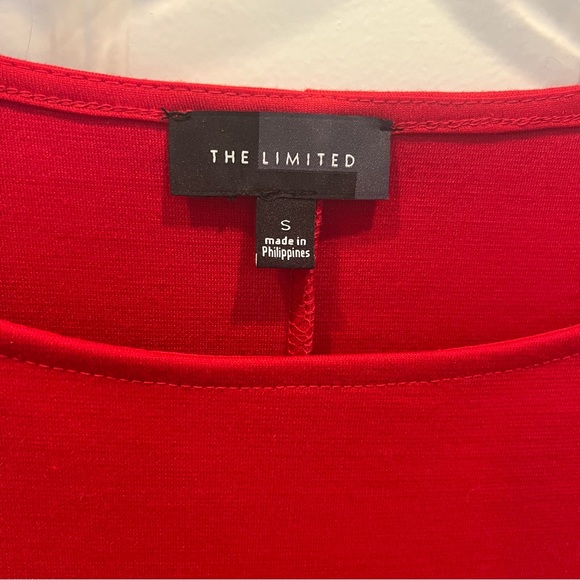 Women’s SZ S LIMITED LIPSTICK RED KNEE LENGTH A-LINE PULLOVER SKATER DRESS - Picture 3 of 17